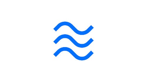 Icon of three wavy lines in a rectangular arrangement