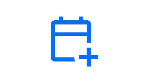 Icon of a briefcase with a plus sign next to it