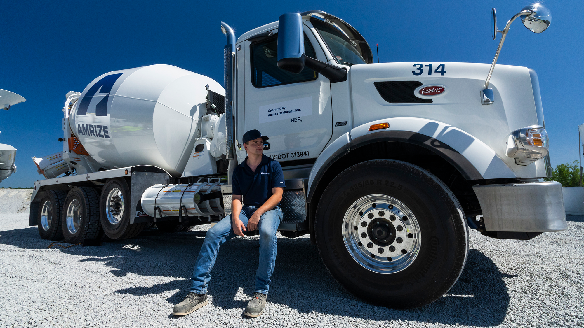 A freshly paved bridge over a river